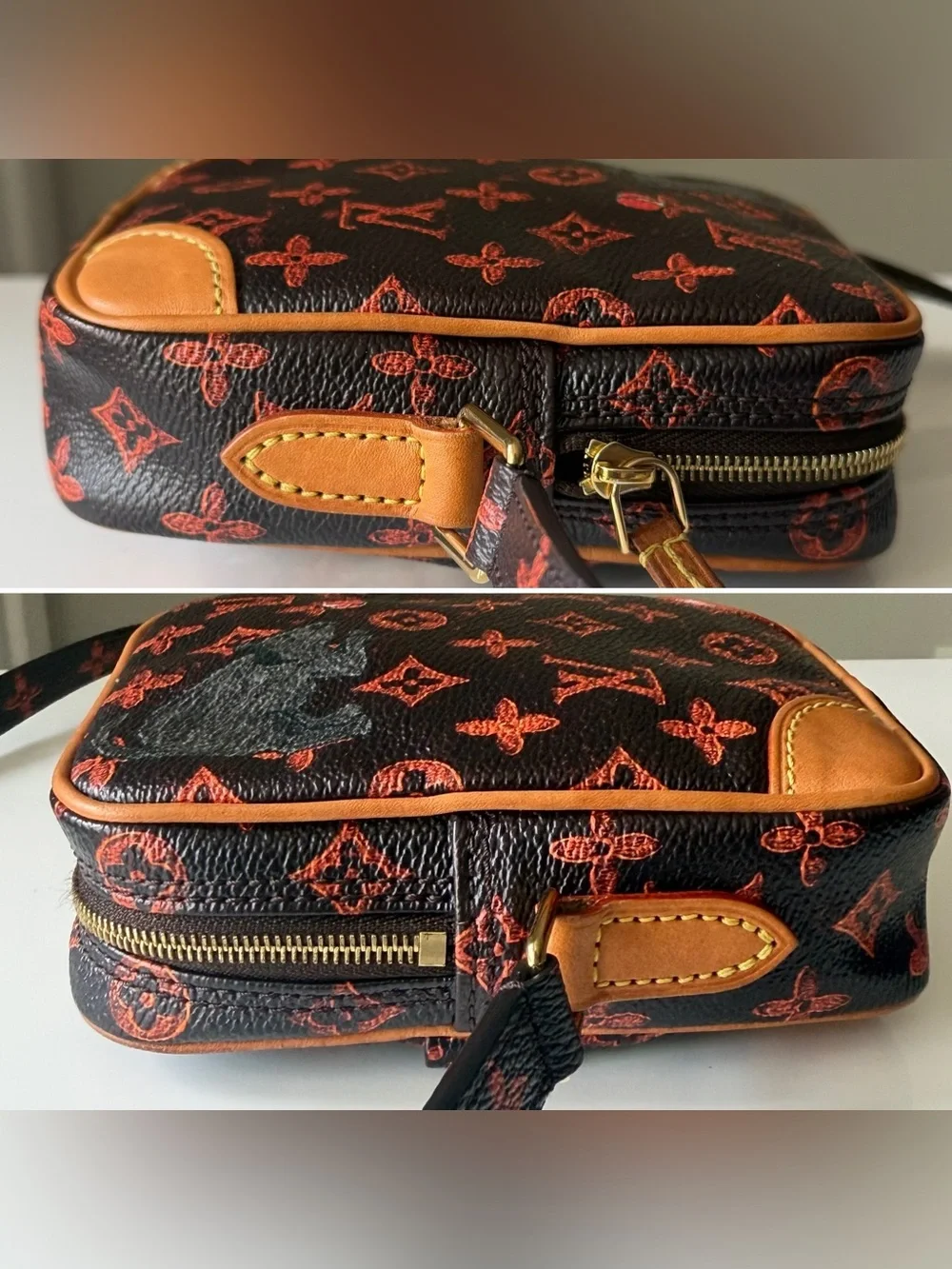 Louis Vuitton Grace Coddington Catogram Paname Mini Crossbody Bag